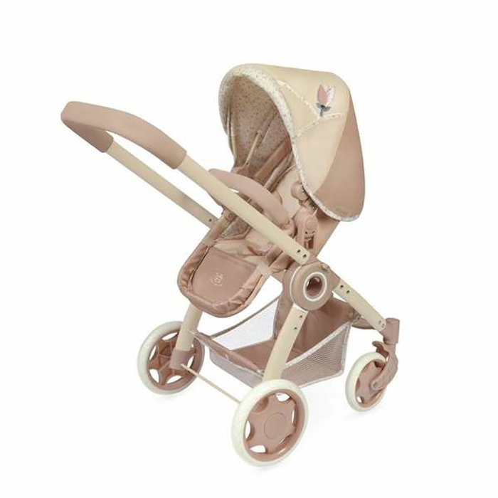 Decuevas Coche de Muñeca Tulipe 3 en 1 Plegable con Bolso