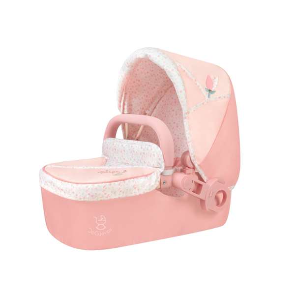 Decuevas Coche de Muñeca 3 en 1 Plegable Tulipe con Bolso para Muñecas de hasta 48 cm, 41x62x70 cm, Metal y Plástico