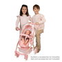 Decuevas Coche de Muñeca 3 en 1 Plegable Tulipe con Bolso para Muñecas de hasta 48 cm, 41x62x70 cm, Metal y Plástico