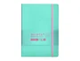 Antartik Cuaderno Tapa Blanda A5 Hojas Puntos Rosa y Turquesa 80 Hojas 80 gr FSC