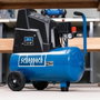 Scheppach HC26 Compresor de aire horizontal 24L 1500W 8 bares