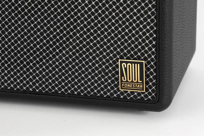 Fonestar Altavoz SOUL-HOME-N Bluetooth 5.3 80W 2.1 con Función TWS, Conectividad Jack y RCA, Caja Madera MDF, Color Negro