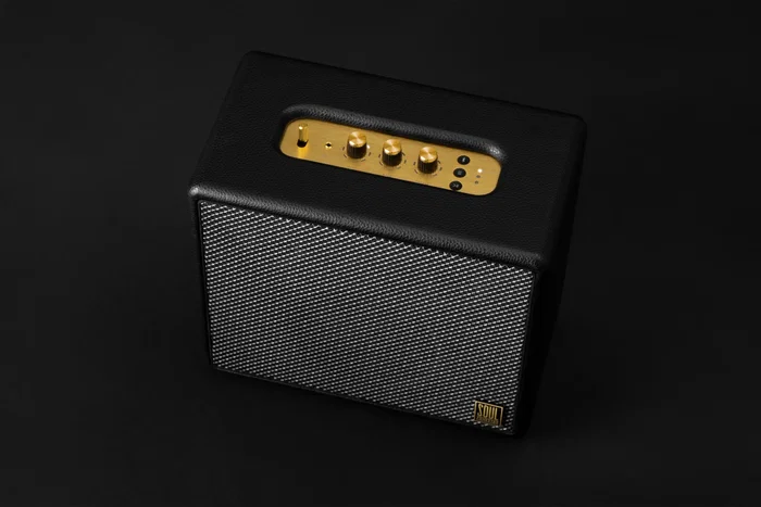 Fonestar Altavoz SOUL-HOME-N Bluetooth 5.3 80W 2.1 con Función TWS, Conectividad Jack y RCA, Caja Madera MDF, Color Negro