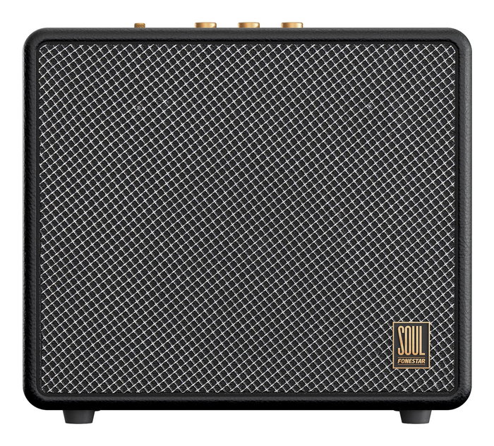 Fonestar Altavoz SOUL-HOME-N Bluetooth 5.3 80W 2.1 con Función TWS, Conectividad Jack y RCA, Caja Madera MDF, Color Negro