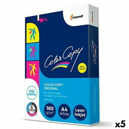 Color Copy Papel Reprográfico Blanco A4 160g/m2 (Set de 5 paquetes de 250 hojas)