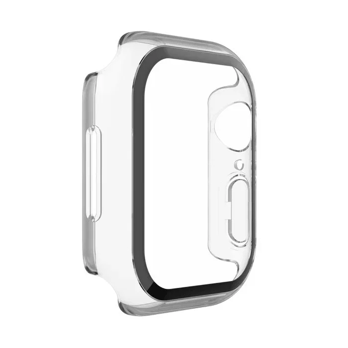 Belkin Protector de pantalla ScreenForce Vidrio Templado para Apple Watch Series 4/5/6/7/8 y SE, Blanco, Marco Completo, Dureza 9H