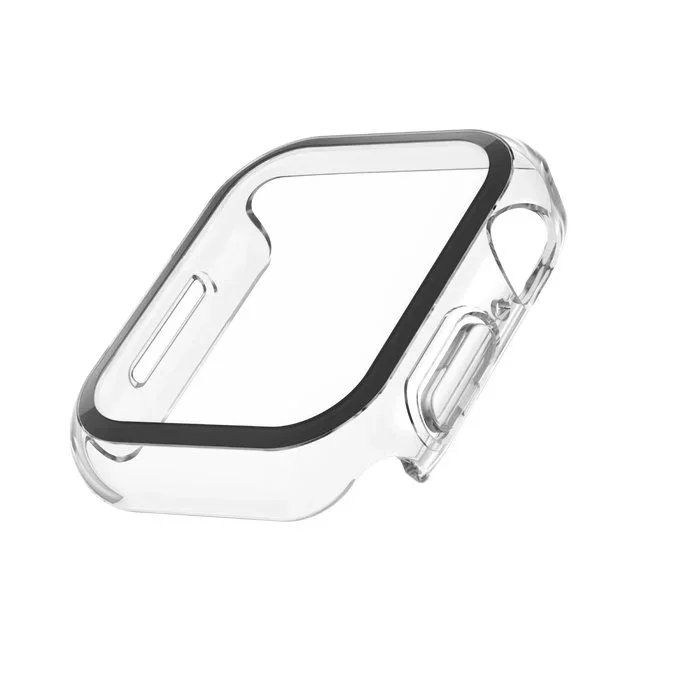 Belkin Protector de pantalla ScreenForce Vidrio Templado para Apple Watch Series 4/5/6/7/8 y SE, Blanco, Marco Completo, Dureza 9H
