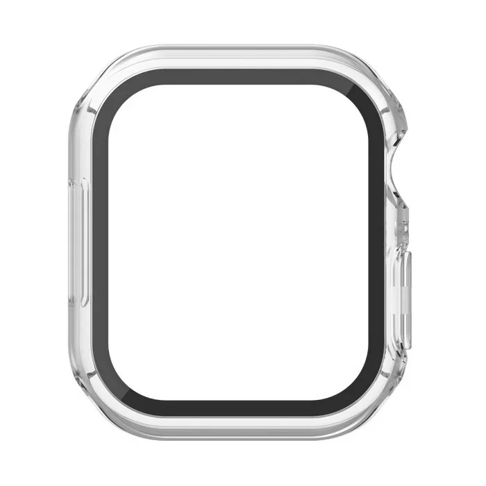 Belkin Protector de pantalla ScreenForce Vidrio Templado para Apple Watch Series 4/5/6/7/8 y SE, Blanco, Marco Completo, Dureza 9H