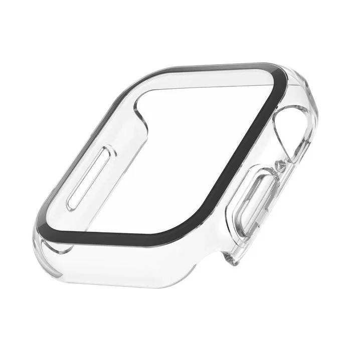 Belkin Protector de pantalla ScreenForce Vidrio Templado para Apple Watch Series 4/5/6/7/8 y SE, Blanco, Marco Completo, Dureza 9H