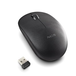 NGS Fog Pro Ratón Óptico Inalámbrico Negro
