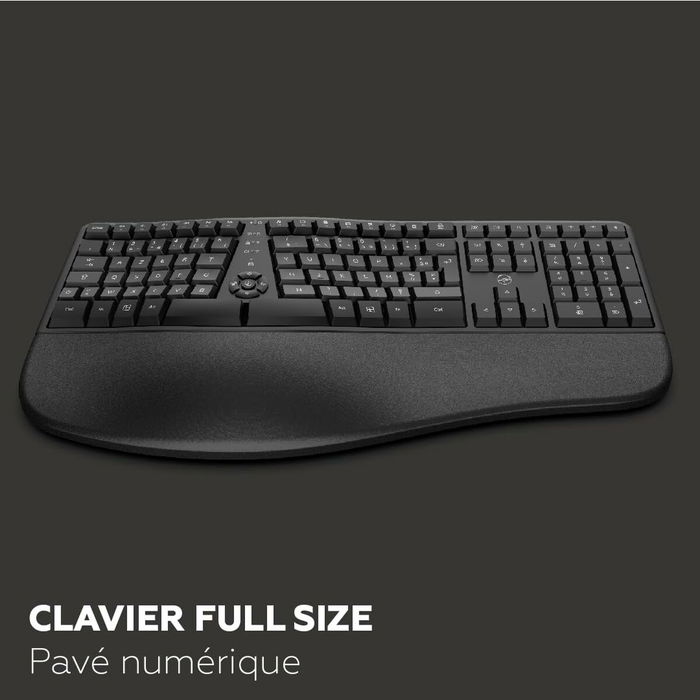 Teclado Mobility Lab Azerty Francés Negro