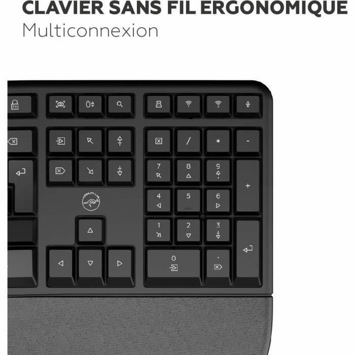 Teclado Mobility Lab Azerty Francés Negro
