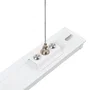 Kit de Suspensión para Carril Monofásico Blanco 1 Metro HO-SUS-M-B