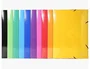Exacompta Carpeta Iderama Gomas Cartón 600 gr Tres Solapas DIN A3 Colores Surtidos