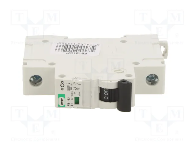 Promfactor Baltic Interruptor magnetotérmico ECO 1A 1P Característica B Promfactor Baltic Interruptor magnetotérmico ECO 1A 1P Característica B