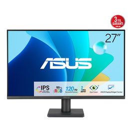 Asus VA279HG Monitor 27" IPS FHD 120Hz 1ms HDMI VGA 300cd/m² VESA 100x100