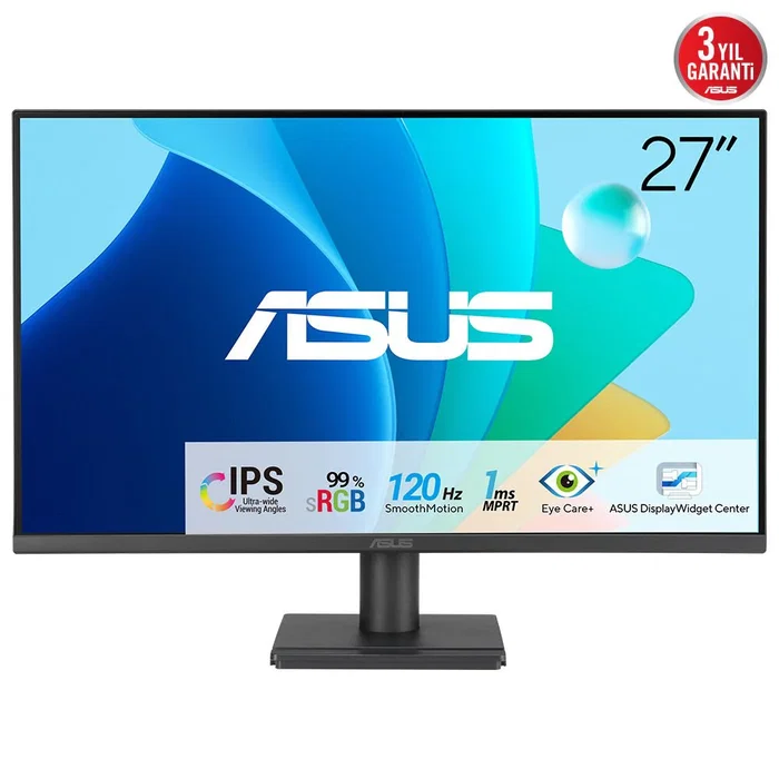 Monitor 27" hdmi vga asus va279hg ips fhd 120hz 1ms 300cd/m vesa 100x100 Monitor 27" hdmi vga asus va279hg ips fhd 120hz 1ms 300cd/m vesa 100x100
