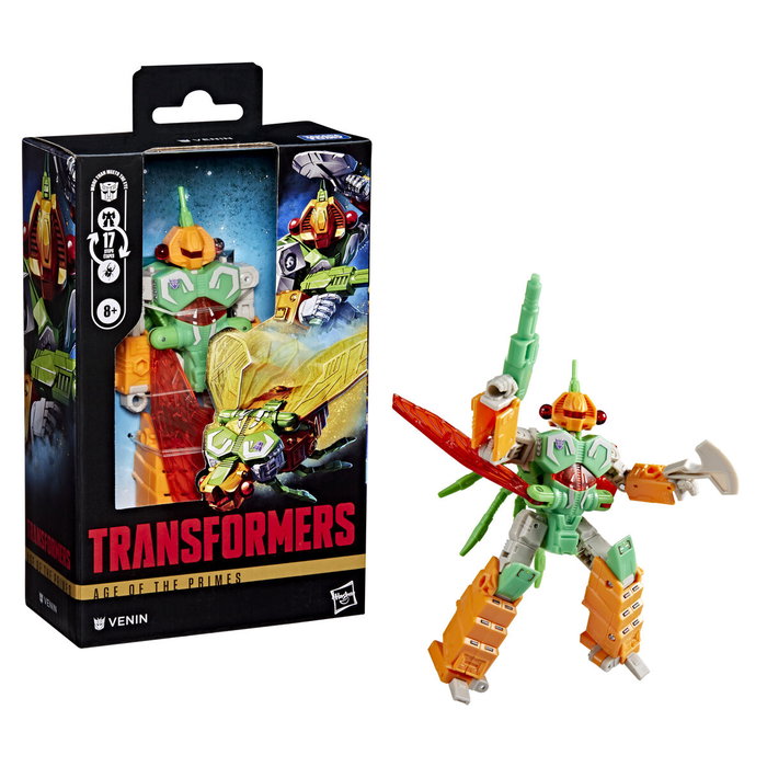 Hasbro Transformers La Era de los Primes Figura Venim Articulada 14cm con Accesorios