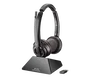 Poly Savi 8220 UC Auriculares Inalámbricos Negro USB-A