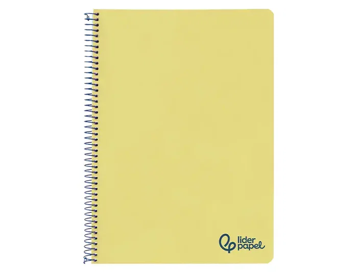 Liderpapel Cuaderno Espiral A4 Wonder Amarillo 80 Hojas 90g/m²