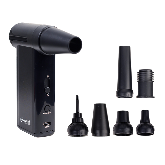 EWENT EW5681 Turbo Jet 3 en 1: Plumero, Inflador y Vaciador de Aire de 130.000 RPM EWENT EW5681 Turbo Jet 3 en 1: Plumero, Inflador y Vaciador de Aire de 130.000 RPM