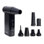 EWENT EW5681 Turbo Jet 3 en 1: Plumero, Inflador y Vaciador de Aire de 130.000 RPM