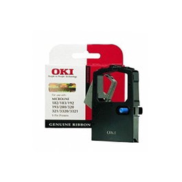Oki Cinta de Nylon Negra 09002303 para Microline