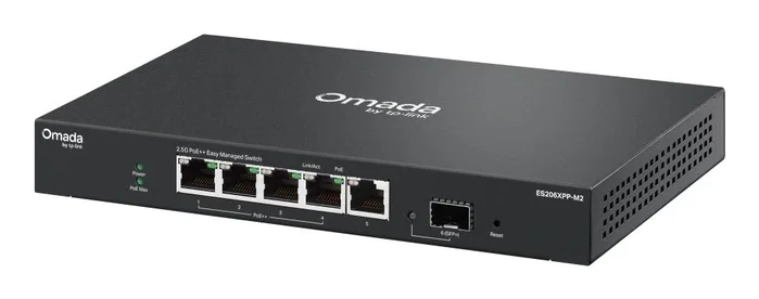 TP-Link ES206XPP-M2 Switch Gestionado L2 2.5G con PoE++