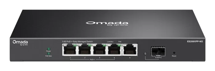 TP-Link ES206XPP-M2 Switch Gestionado L2 2.5G con PoE++