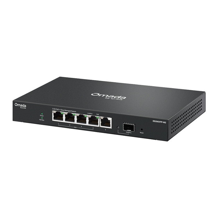 TP-Link ES206XPP-M2 Switch Gestionado L2 2.5G con 4 puertos PoE++