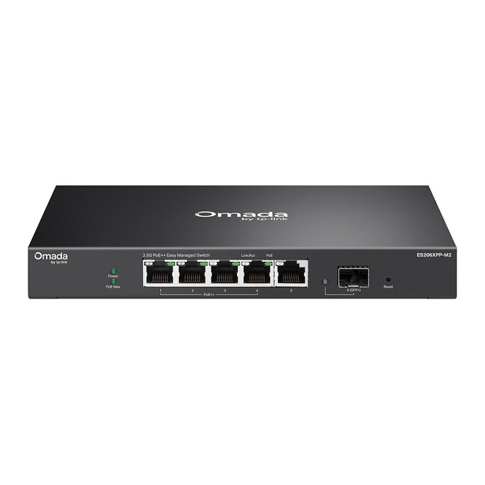 TP-Link ES206XPP-M2 Switch Gestionado L2 2.5G con 4 puertos PoE++