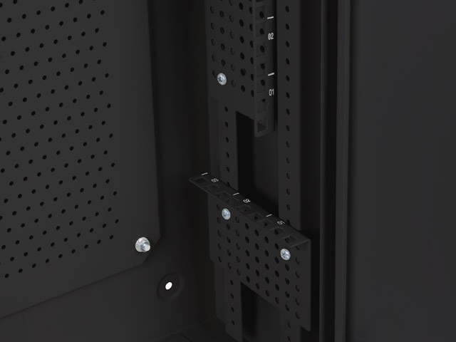 Lanberg WAF1-5203-06-00B Armario Rack de Pared 6U Negro
