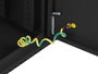 Lanberg WAF1-5203-06-00B Armario Rack de Pared 6U Negro