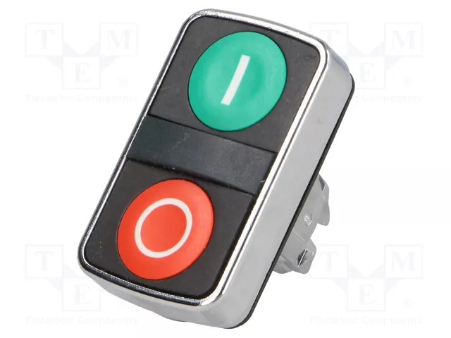 SCHNEIDER ELECTRIC Interruptor Doble Harmony XB4 Rojo/Verde 22mm SCHNEIDER ELECTRIC Interruptor Doble Harmony XB4 Rojo/Verde 22mm