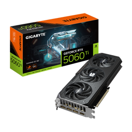 Gigabyte Tarjeta Gráfica GeForce RTX 5060 Ti GAMING OC 8G GDDR7 128-bit PCI-E 5.0 GV-N506TGAMING OC-8GD 3x DisplayPort 1x HDMI