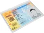 Q-connect Funda portadocumento DNI 130 micras PVC transparente con uñero