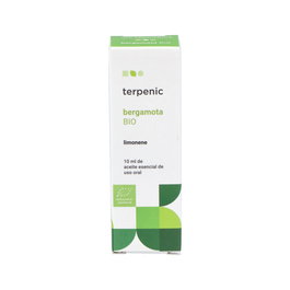 TERPENIC Aceite Esencial de Bergamota Bio 10 ml - Alimentario, 100% Puro, Citrus Bergamia, Italia