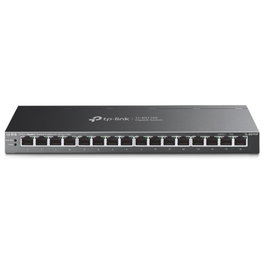 Tp - link TL-SG116P Switch Gigabit de 16 Puertos con PoE+ para Escritorio, 16 Puertos PoE+, hasta 120W PoE Total, Modo Extendido 250m