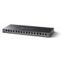 TP-Link Switch Gigabit TL-SG116P de 16 Puertos con PoE+ (120W Total) - Plug & Play, Prioridad de Puerto, Extensión hasta 250m