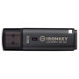 Kingston IronKey Locker Plus 50 G2 32GB USB 3.2 Gen 1 USB-A Memoria USB Segura FIPS 197 AES-256 Negro con Tapa y Llavero