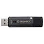 Kingston IronKey Locker Plus 50 G2 32GB USB 3.2 Gen 1 USB-A Memoria USB Segura FIPS 197 AES-256 Negro con Tapa y Llavero