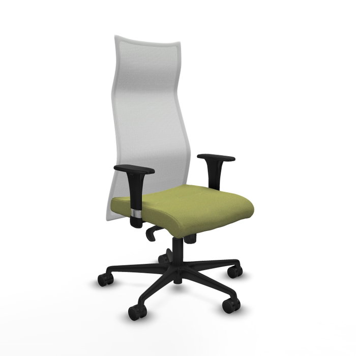 PIQUERAS Y CRESPO Sillón Albacete Mecanismo Sincro Verde Oliva y Blanco PIQUERAS Y CRESPO Sillón Albacete Mecanismo Sincro Verde Oliva y Blanco
