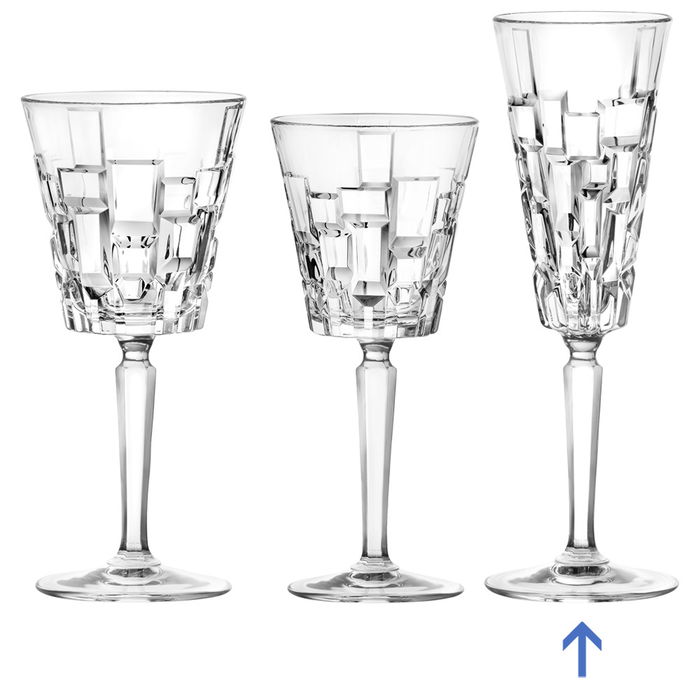 Rcr Cristalleria Etna Copa Cava 190 Ml 224 Mm - 6 Unidades