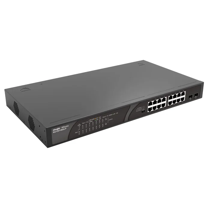 Ruijie Networks RG-ES118GS-P Switch No Administrado Gigabit con 18 Puertos y PoE