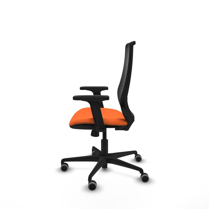PIQUERAS Y CRESPO Silla de oficina Mardos con mecanismo Sincro, Naranja y Negro PIQUERAS Y CRESPO Silla de oficina Mardos con mecanismo Sincro, Naranja y Negro