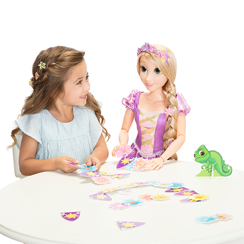 JAKKS PACIFIC Muñeca Rapunzel de Enredados Disney 80 cm