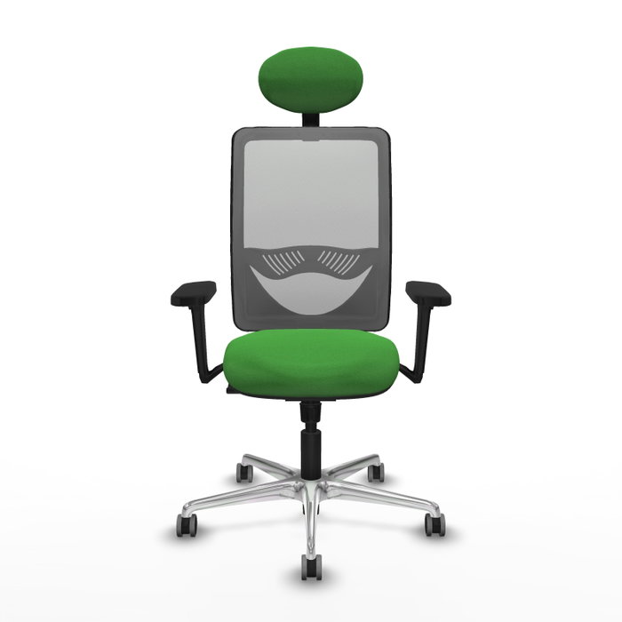 PIQUERAS Y CRESPO Silla de oficina Zulema con mecanismo Sincro, Verde y Gris PIQUERAS Y CRESPO Silla de oficina Zulema con mecanismo Sincro, Verde y Gris