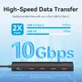 Vention Hub USB 5 en 1 CKCBB con 4xUSB 3.2 Gen 2 y 1xUSB Tipo-C PD
