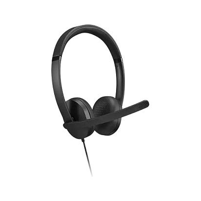 Lenovo 4XD1P83425 - Auriculares Diadema Alámbricos USB-A Estéreo (Negro) para Llamadas y Música - Plegables, Circumaural, Frecuencia 20-20000 Hz