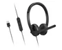Lenovo 4XD1P83425 Auriculares Diadema Alámbricos USB Tipo A para Llamadas y Música, Circumaural, Negro